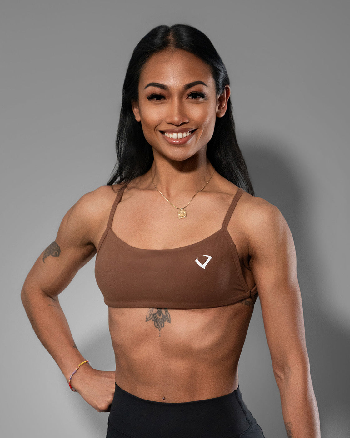 Backless Baddie Bandeau - Mocha