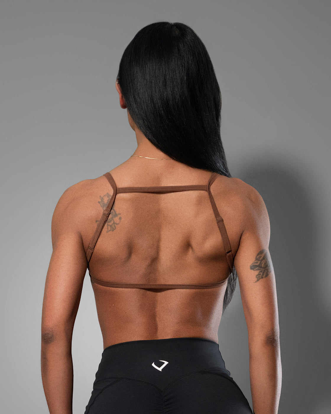 Backless Baddie Bandeau - Mocha