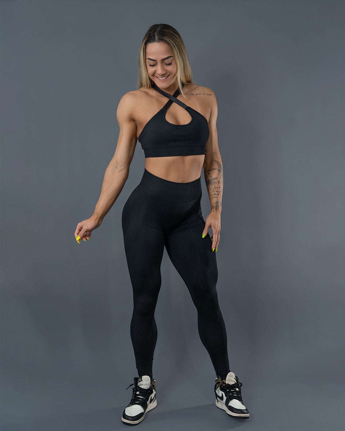 Synergy Essential Black Sports Bra