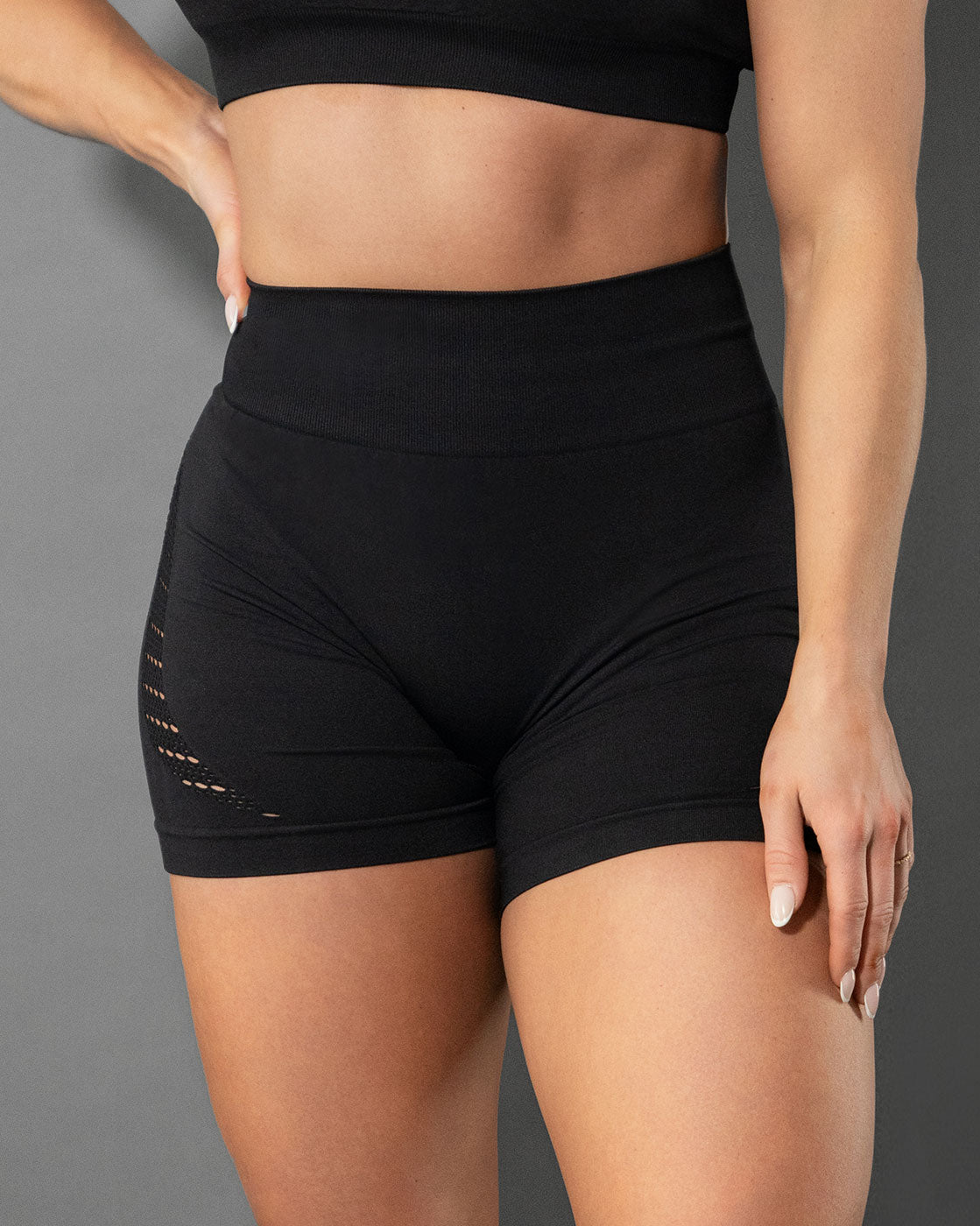 Synergy Black Seamless Shorts