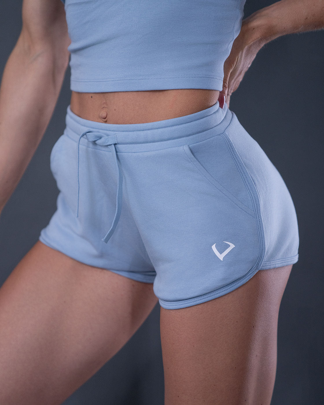 Loungerie Shorts Light Blue