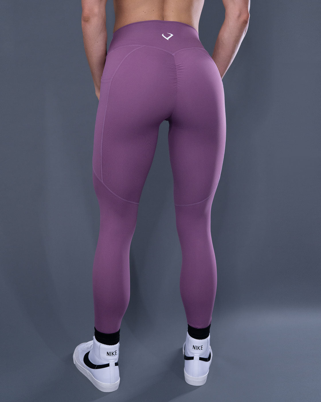 Luxe Purple Scrunch Butt Leggings
