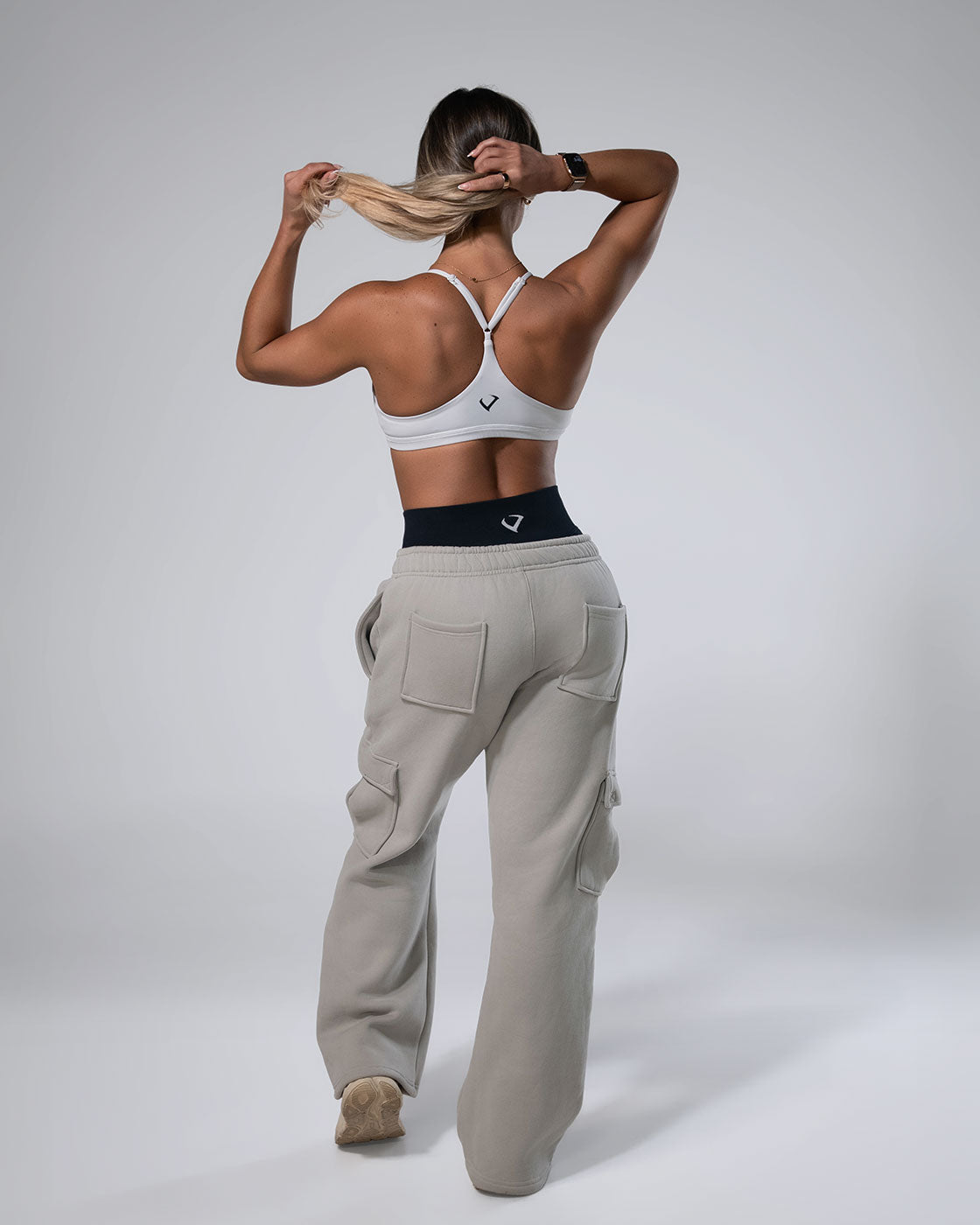 Royalty Cargo Sweats Beige