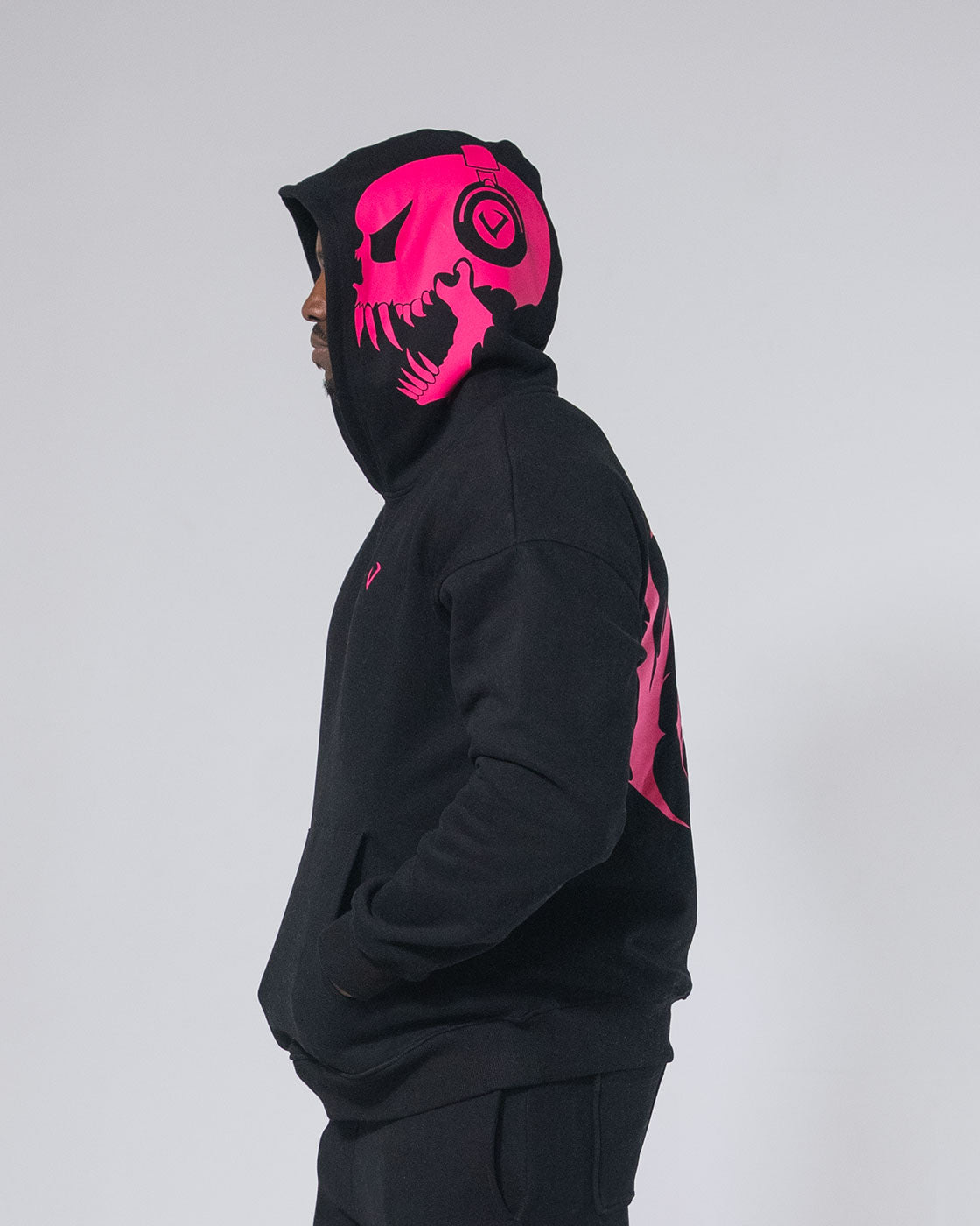 Royalty Skull Hoodie Black