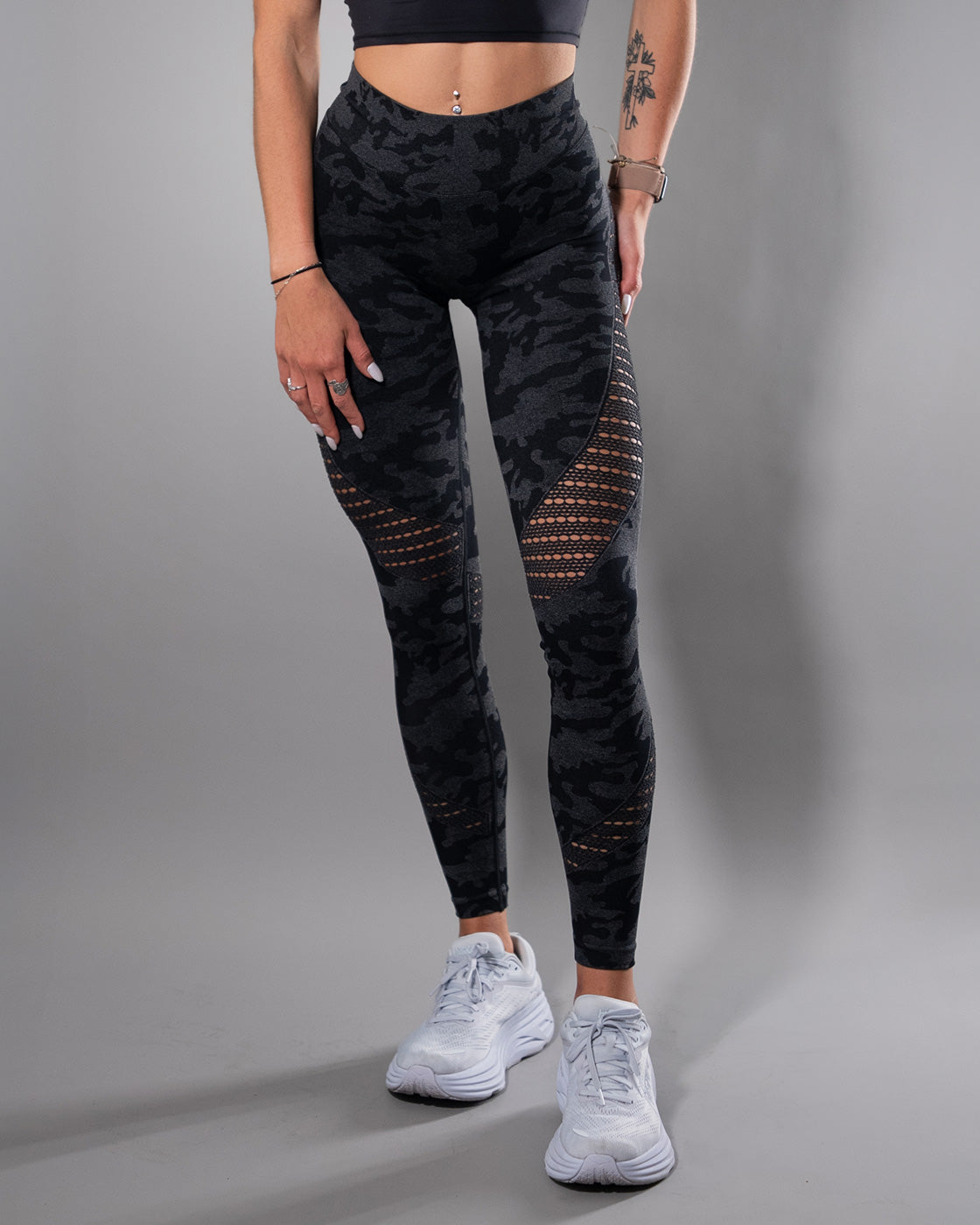 Synergy Black Camo Seamless Leggings