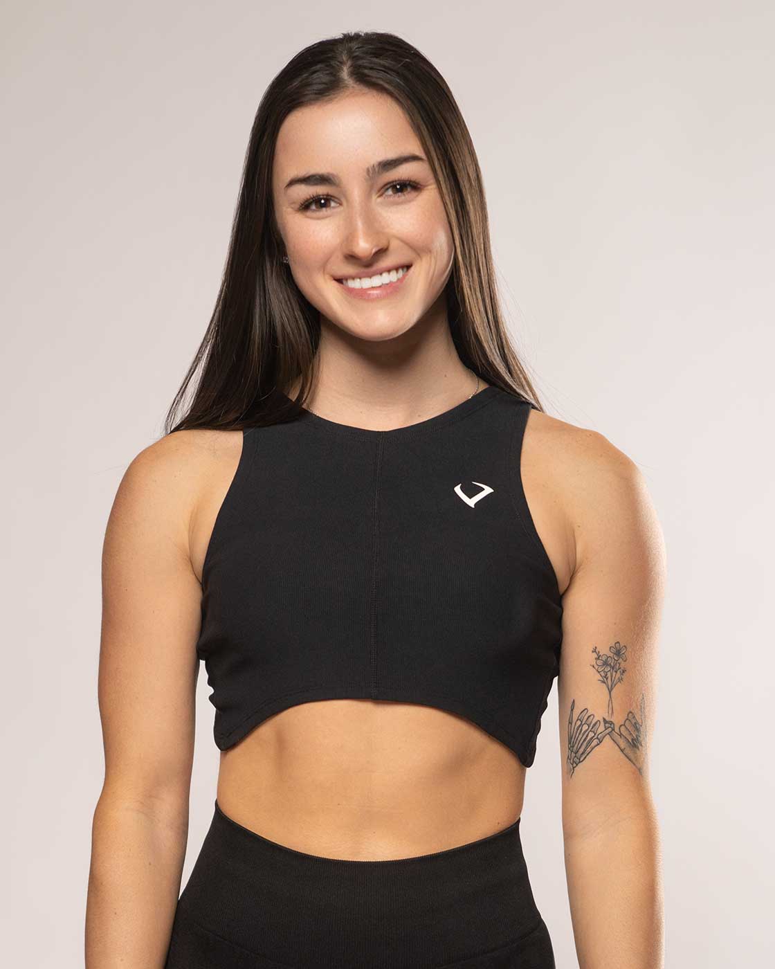 Apex Long Line Sports Bra- Black