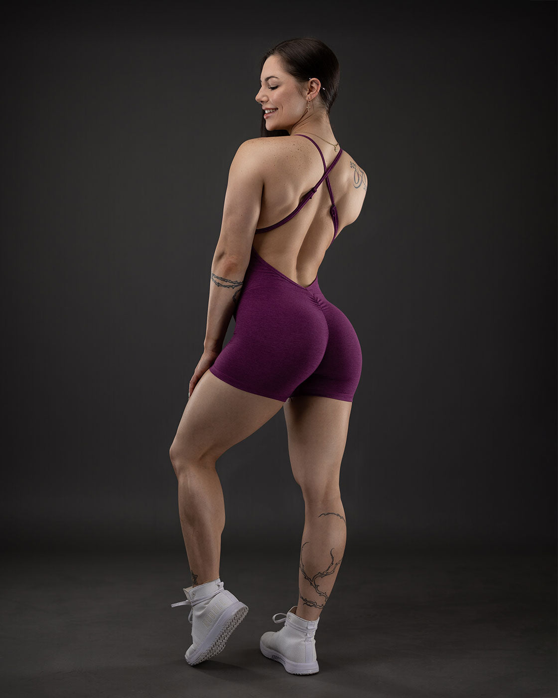 Contour Bodysuit Purple