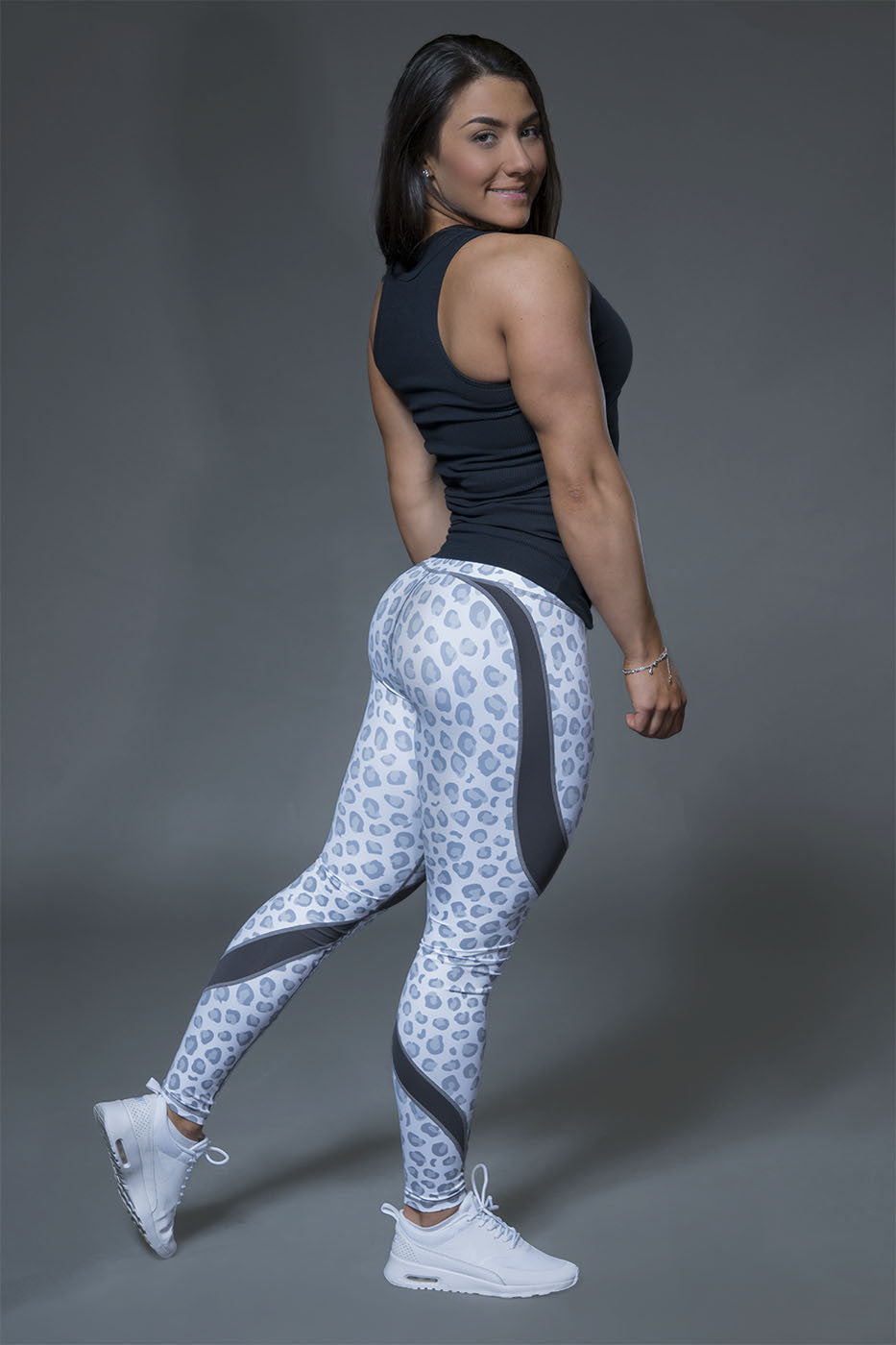 White Leopard Leggings - Violate The Dress Code