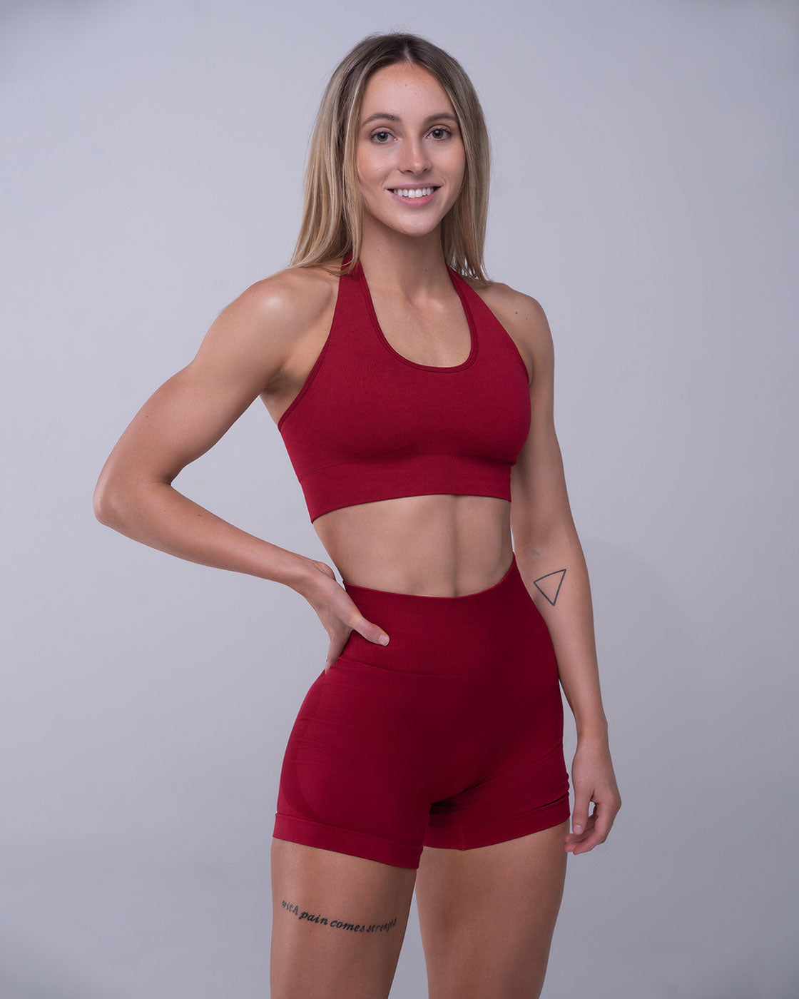 Synergy Cherry Red Seamless Shorts