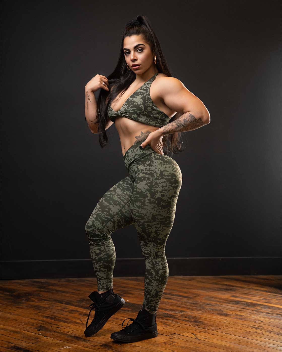 Vice Green Camo Leggings