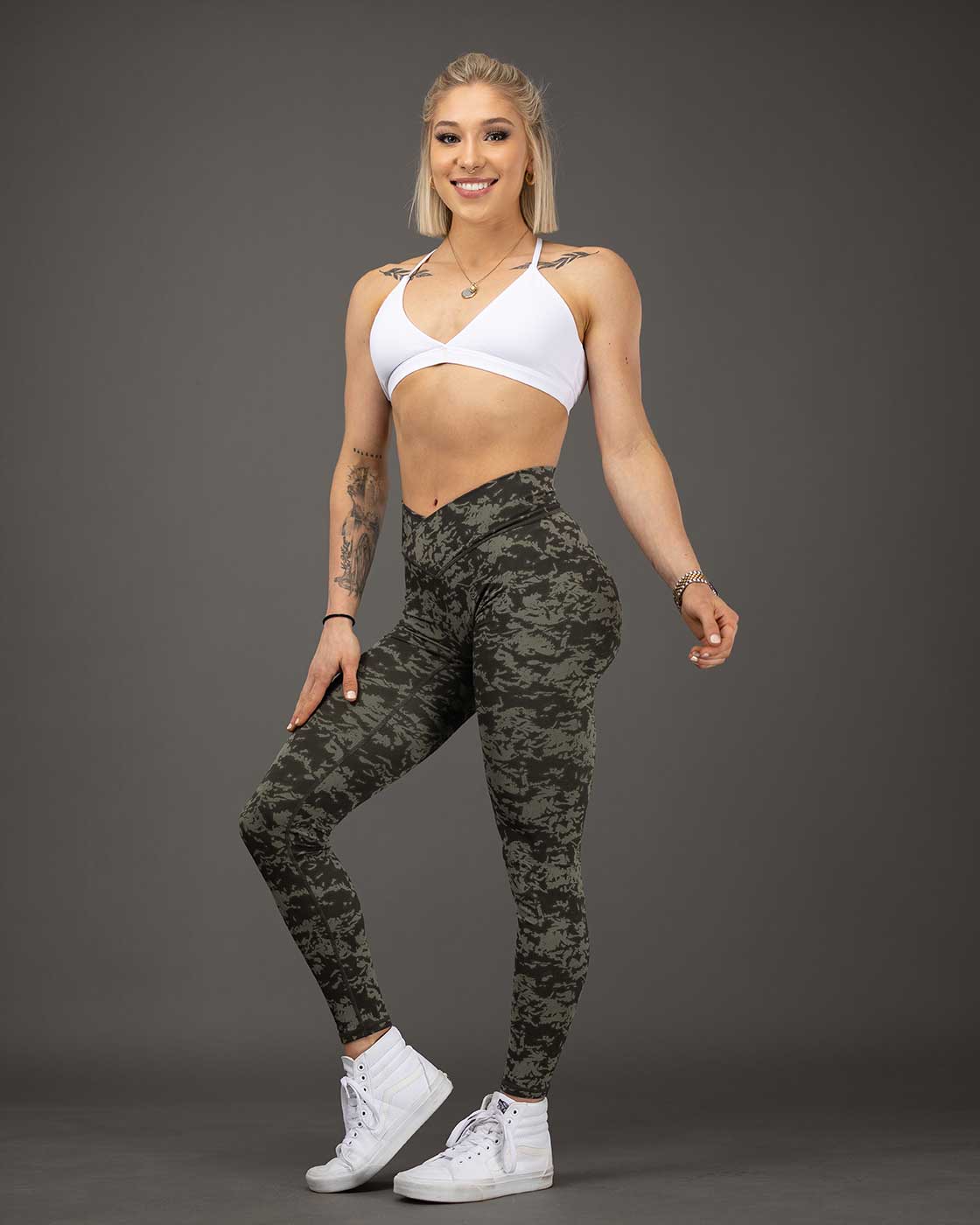 Vice Green Camo Leggings