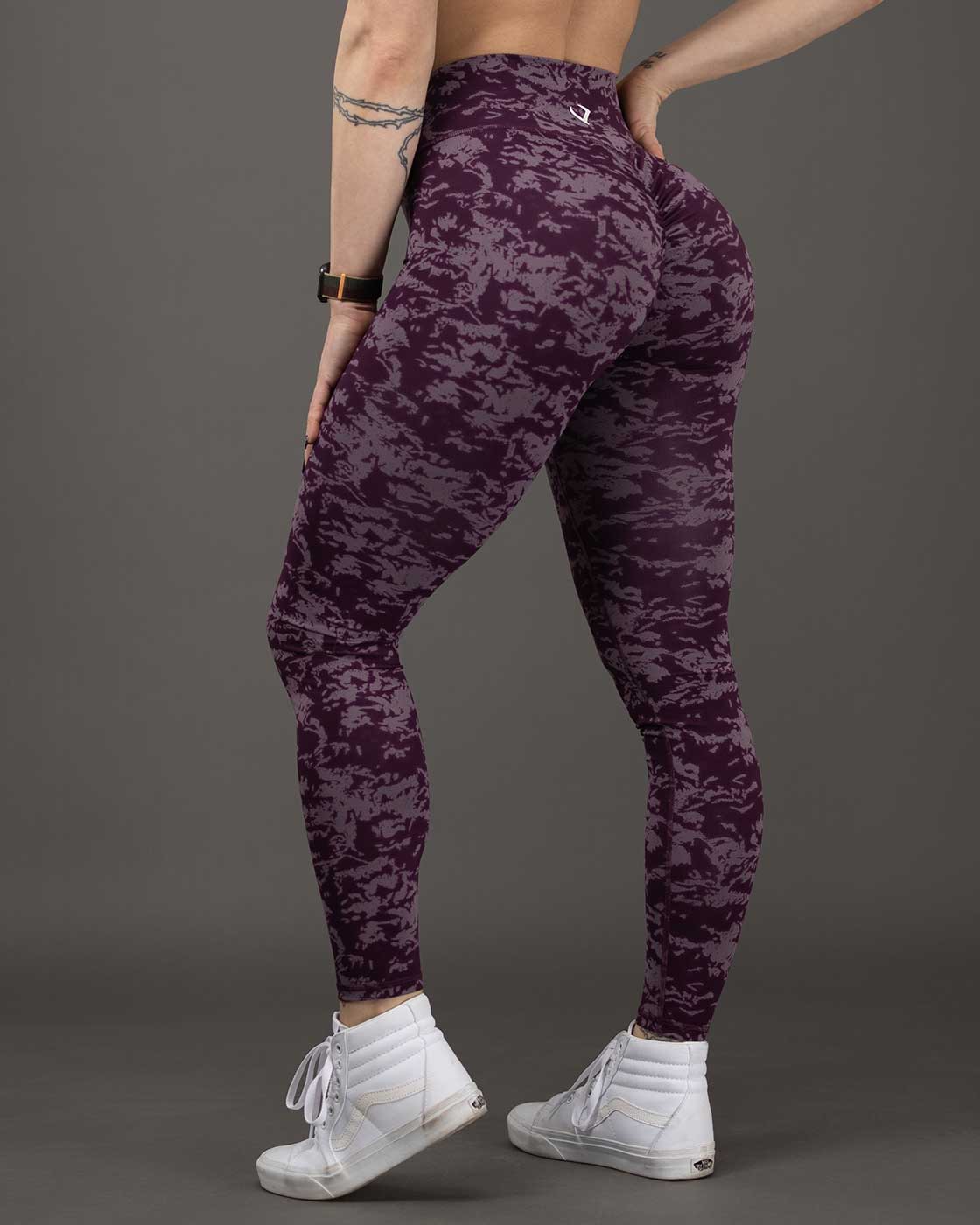 Vice Purple Camo Leggings