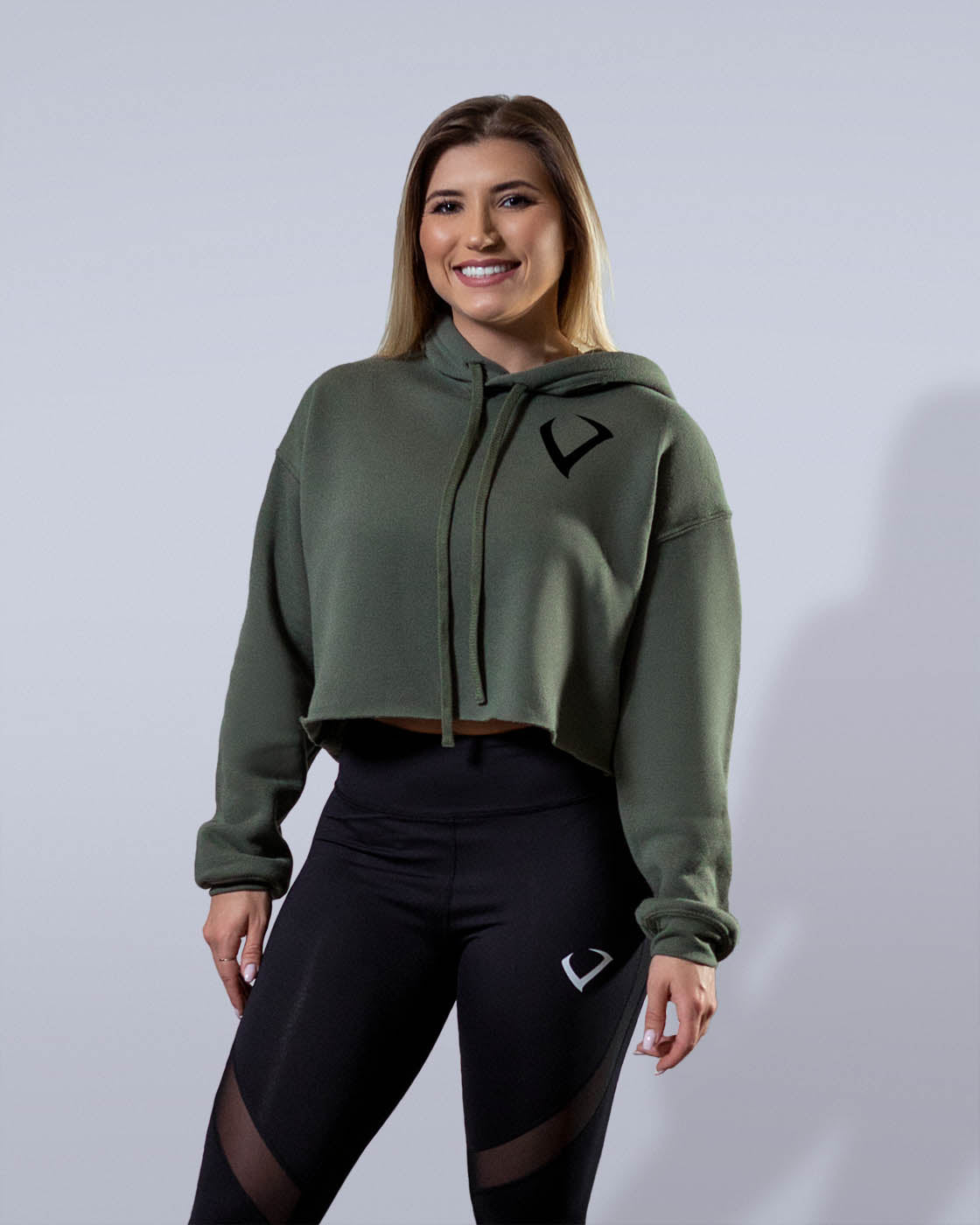Yin and Yang Army Green Hoodie - Violate The Dress Code