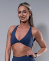Allure Crossfire Sports Bra - Navy