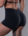 Allure V-Back Shorts - Black