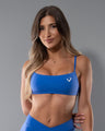 Backless Baddie Bandeau - Blue