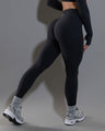Allure V Front Leggings - Black