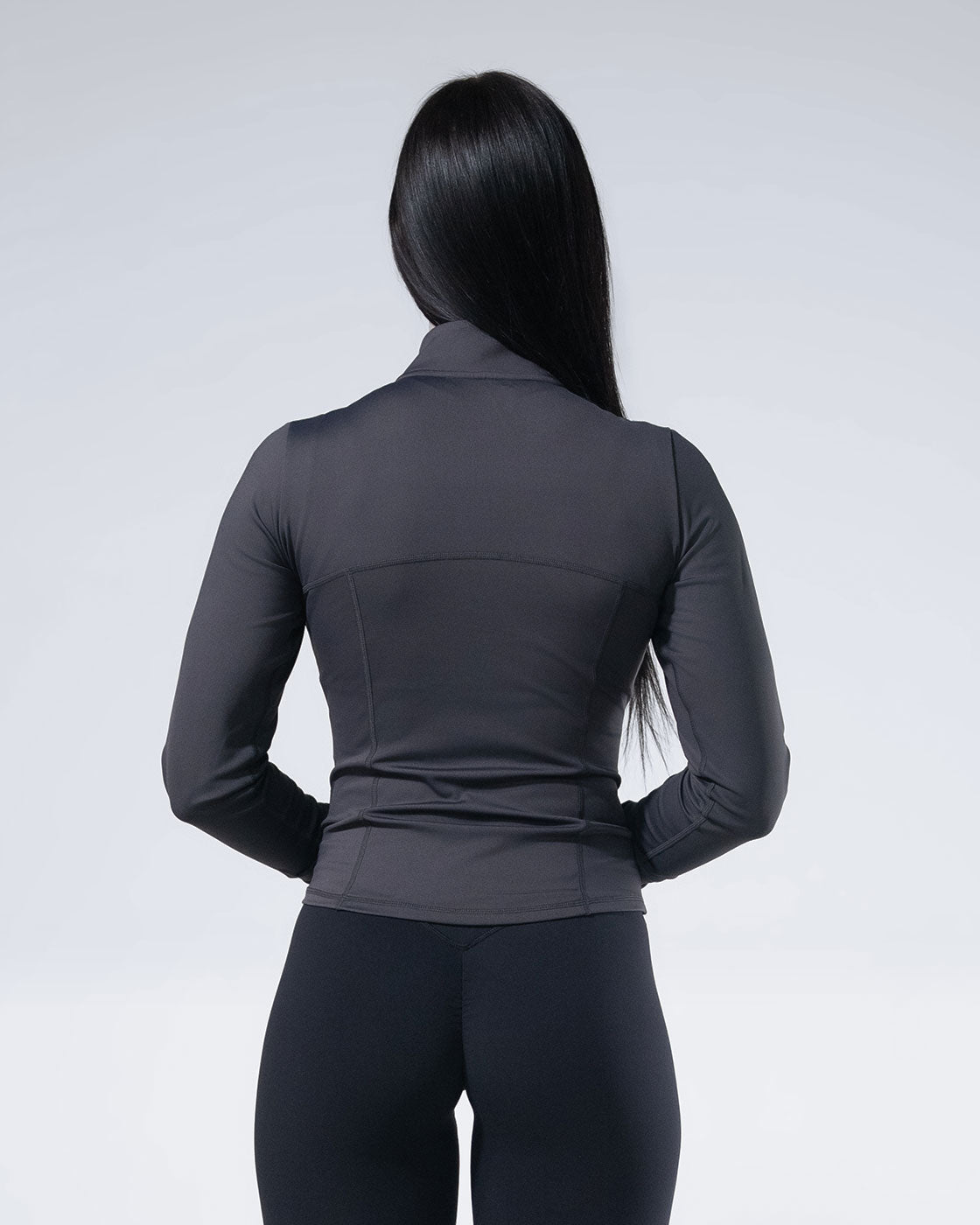 Hourglass Zip - Gray
