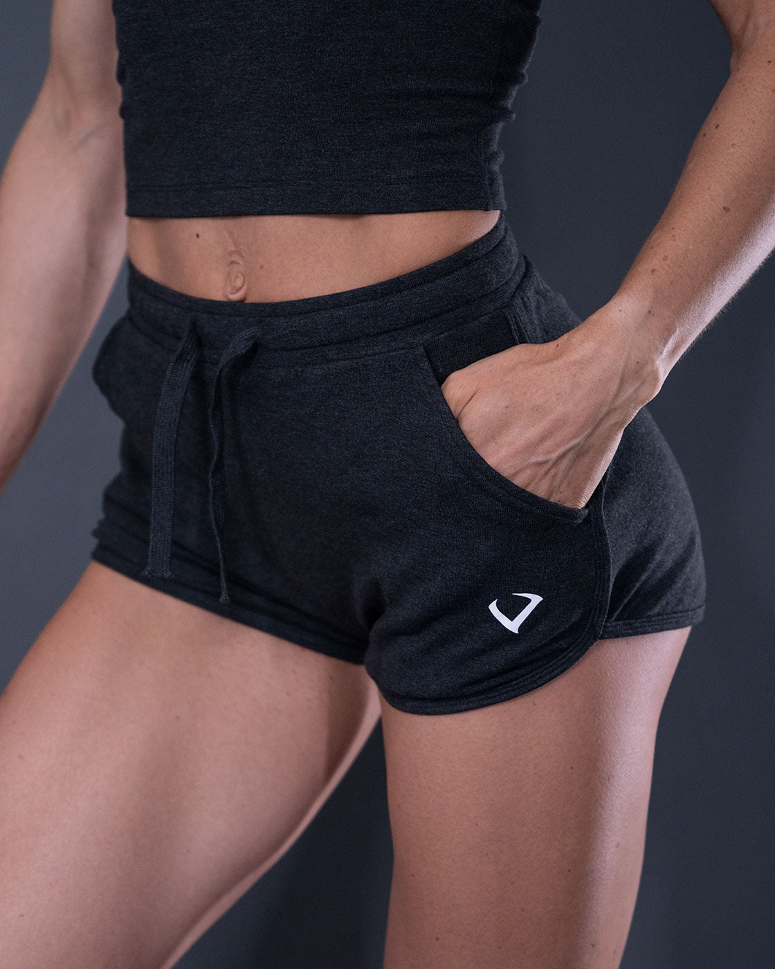 Loungerie Shorts Charcoal