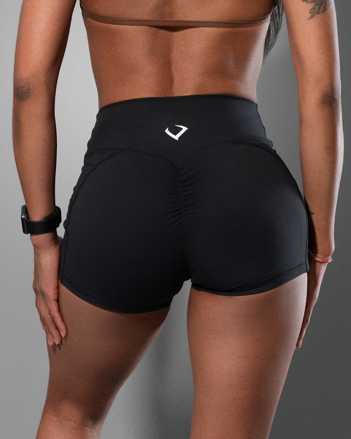 Luxe Black Pocket Shorts