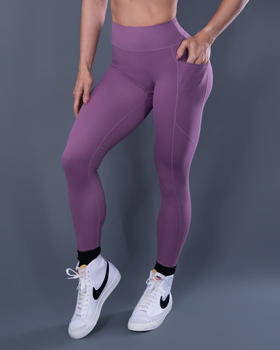 Nike Pro Dusty Purple Leggings