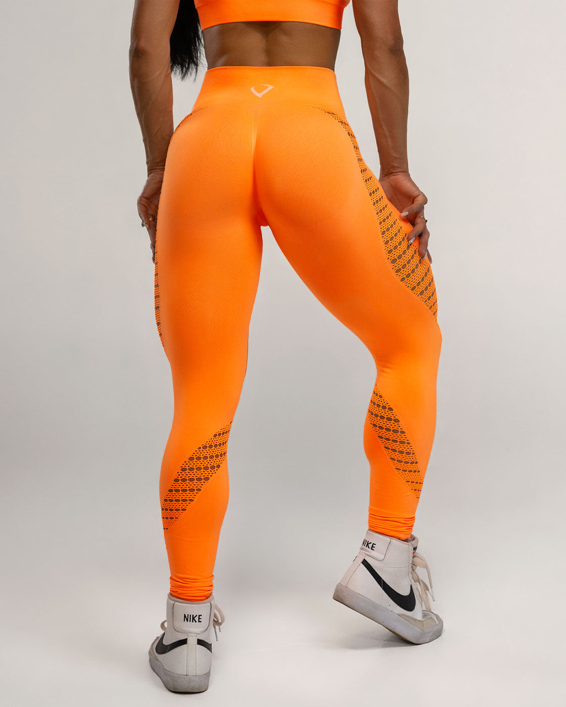Solid Bright Mango Orange Color Leggings for Sale by Discounted