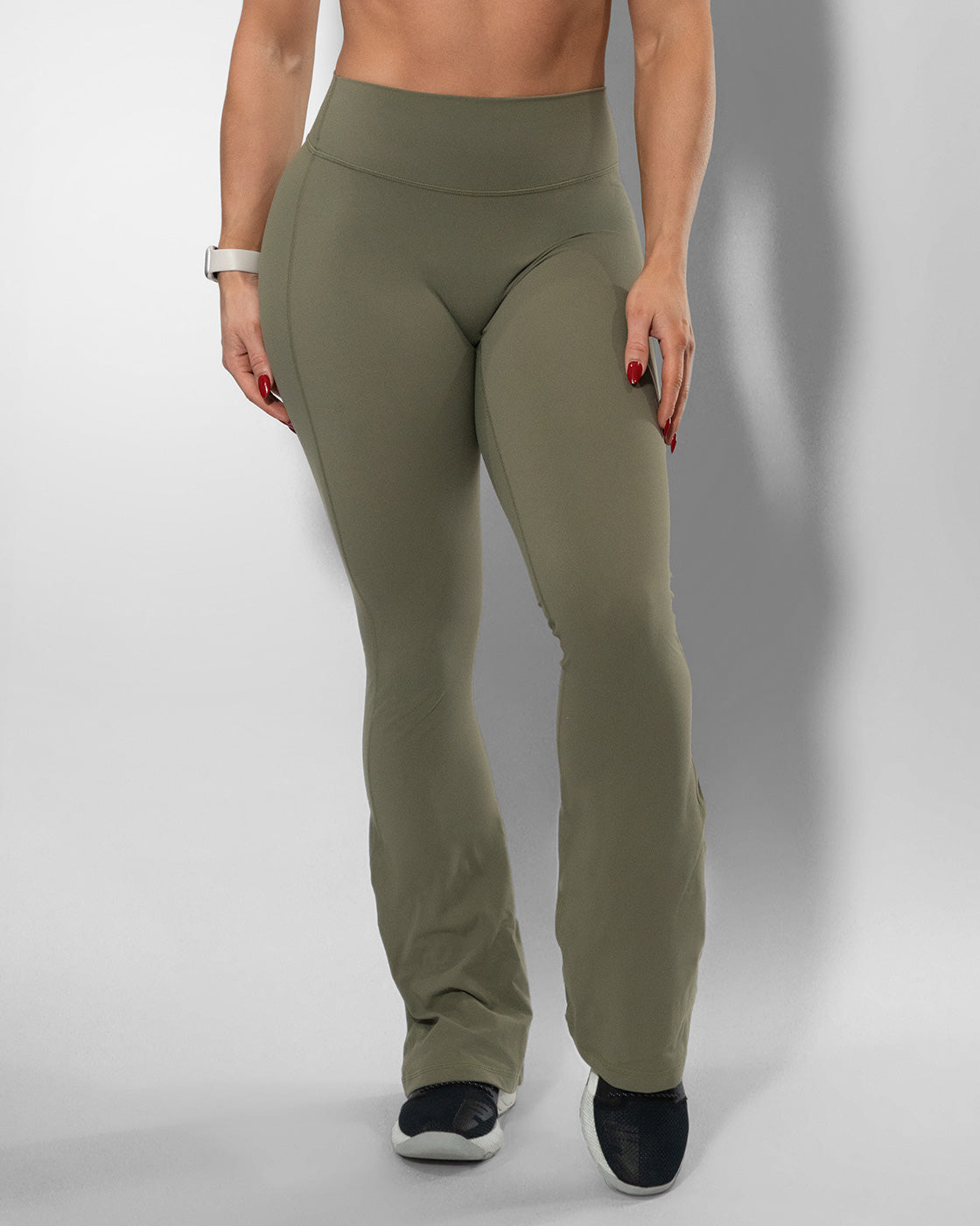 Flare Leggings Olive