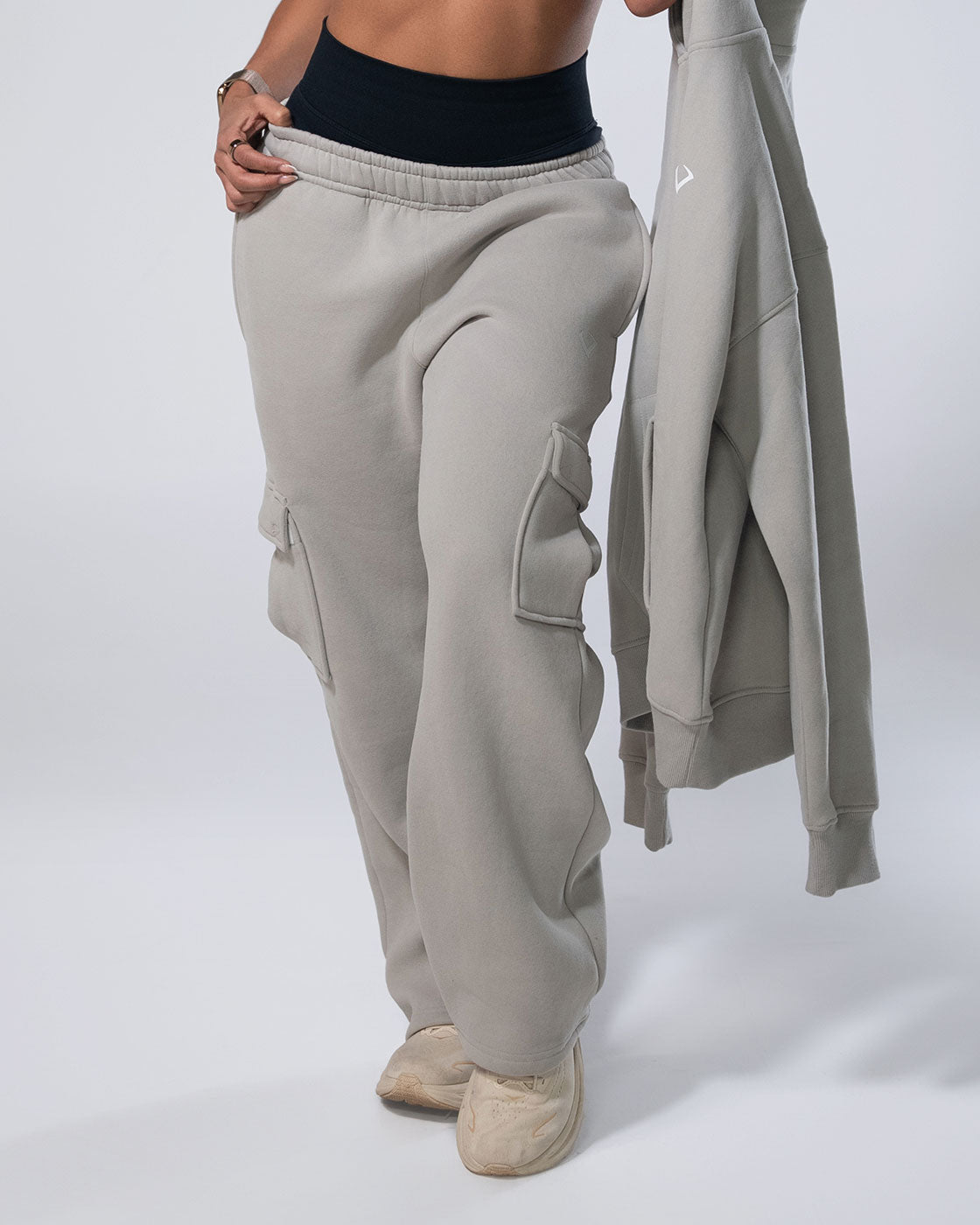 Royalty Cargo Sweats Beige