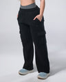 Royalty Cargo Sweats Black