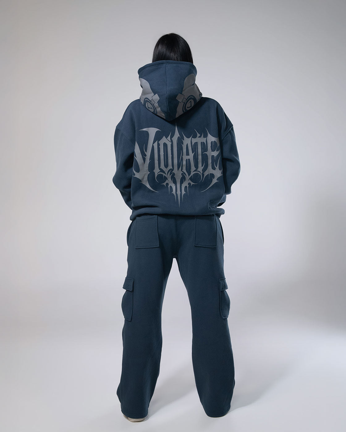 Royalty Cargo Sweats Navy Blue