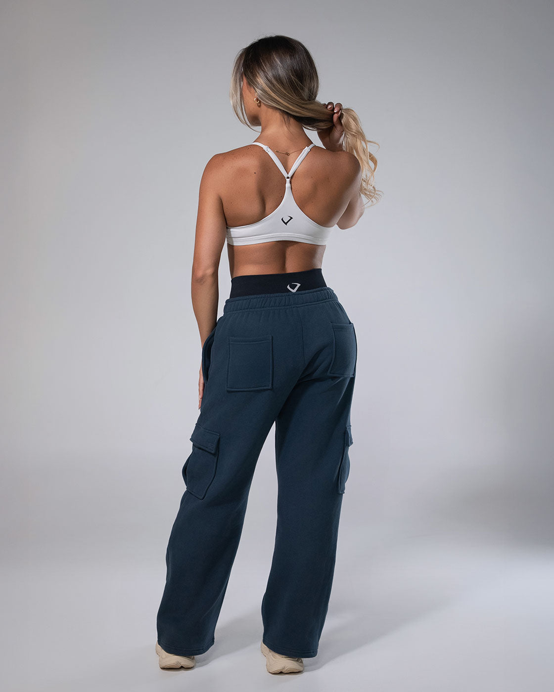 Royalty Cargo Sweats Navy Blue