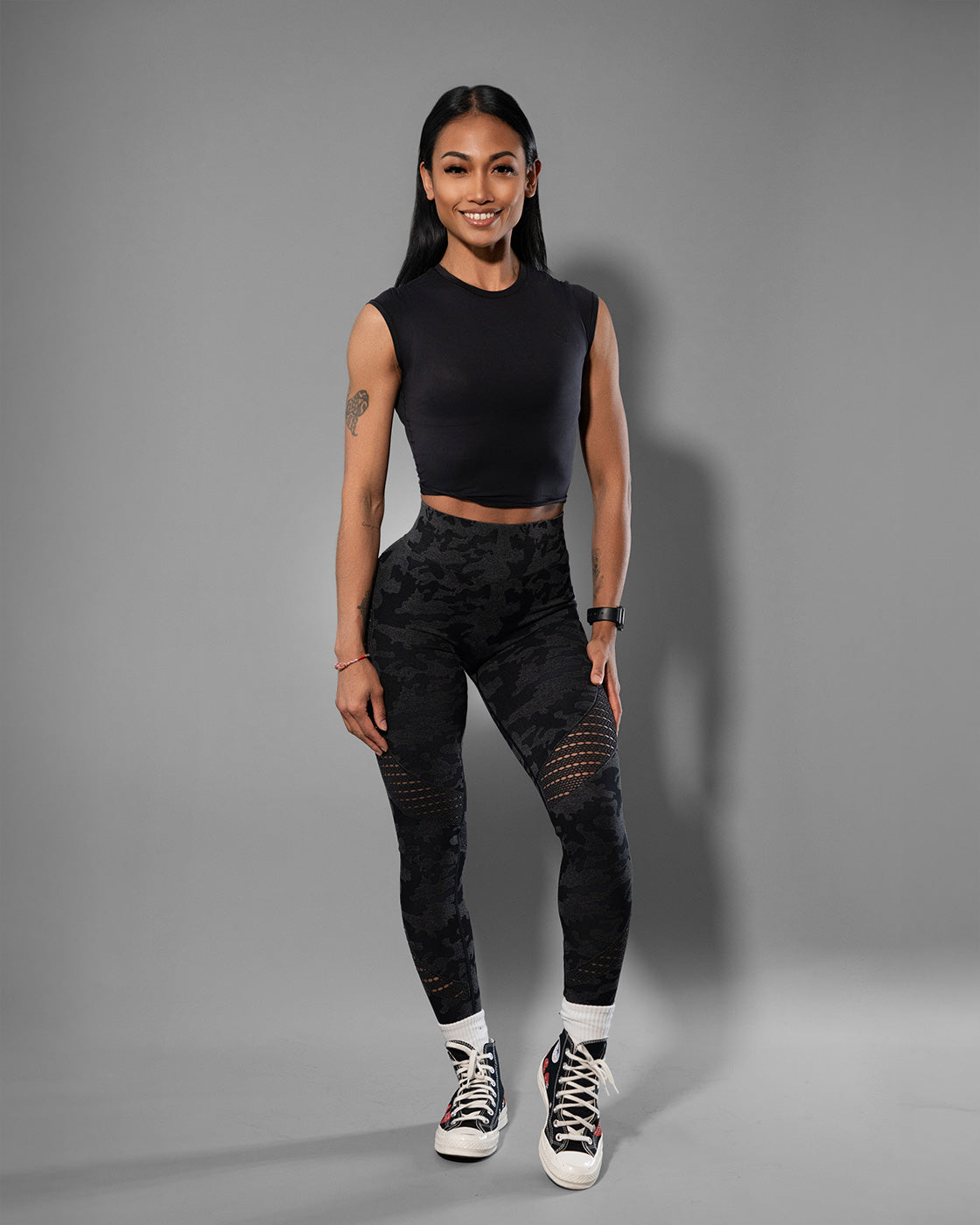 Synergy Black Camo Seamless Leggings