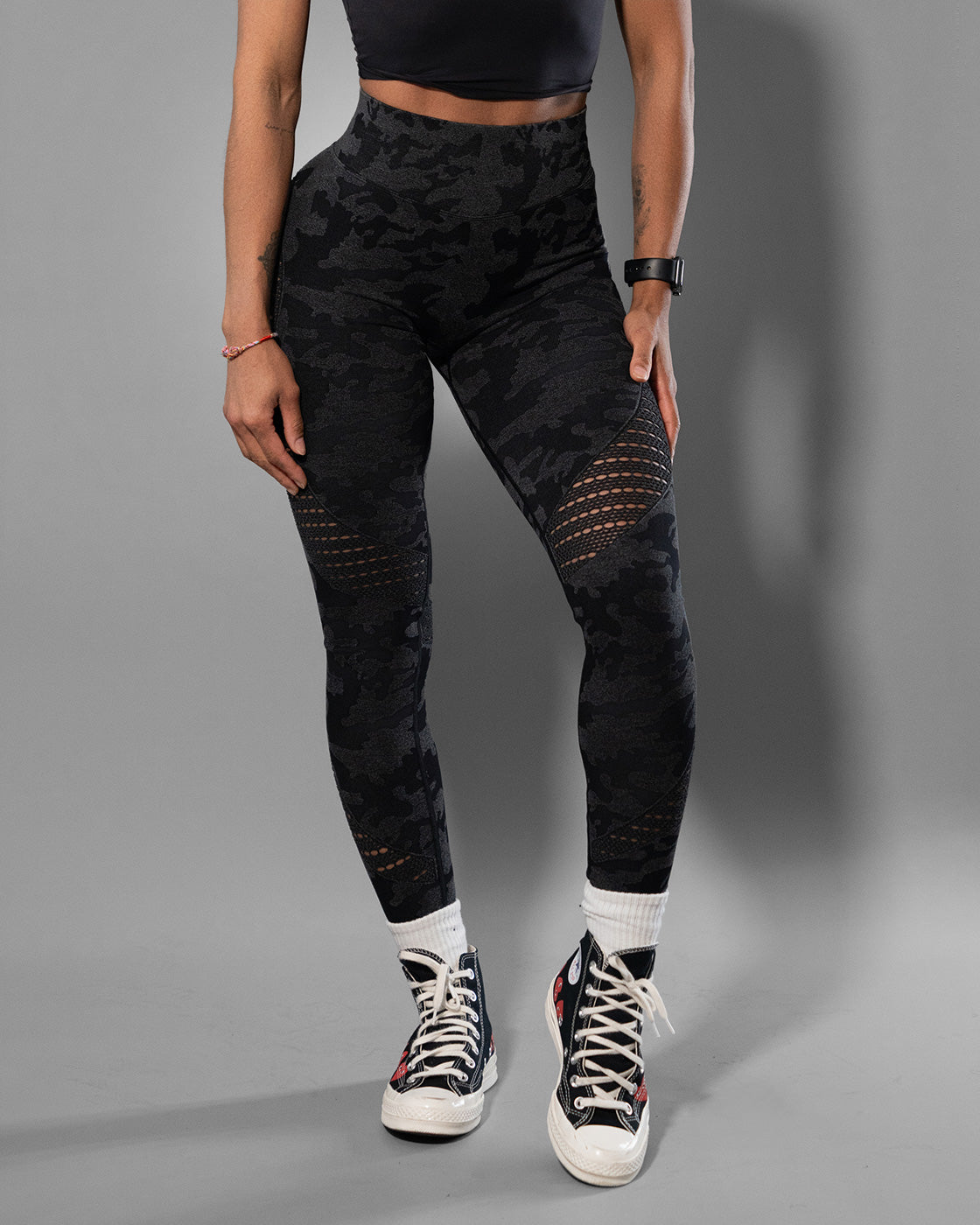 Synergy Black Camo Seamless Leggings