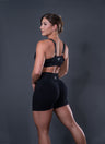 PI Synergy Essential Black Seamless Shorts
