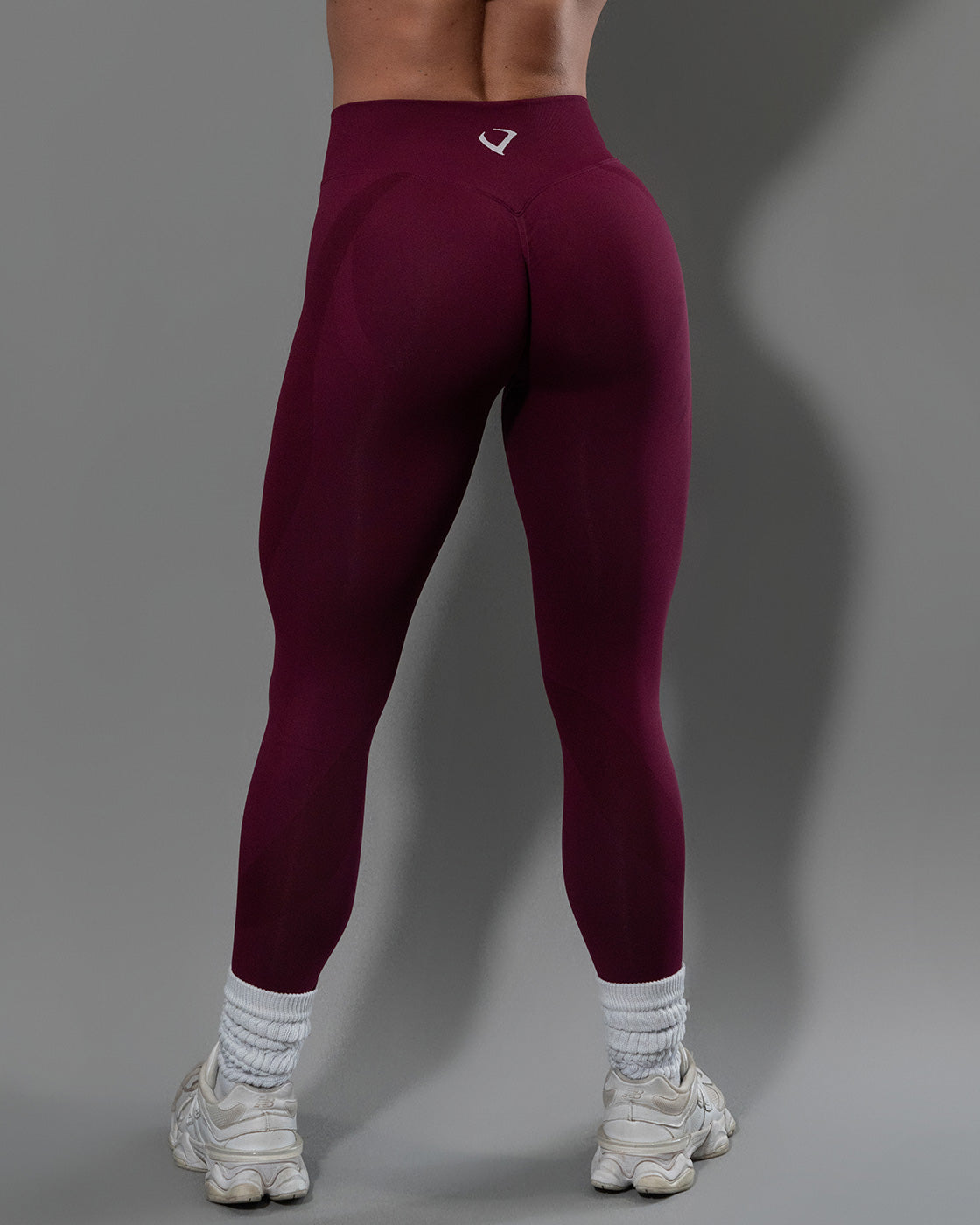 Synergy Wine Red Seamless Leggings