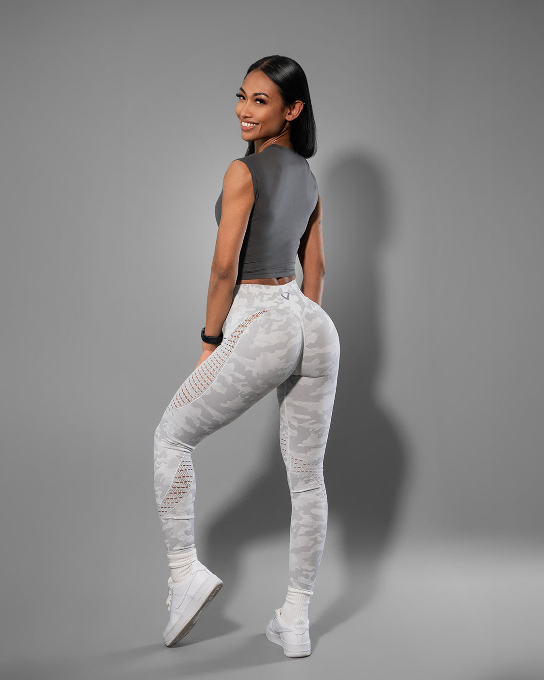 Synergy White Camo Seamless Leggings