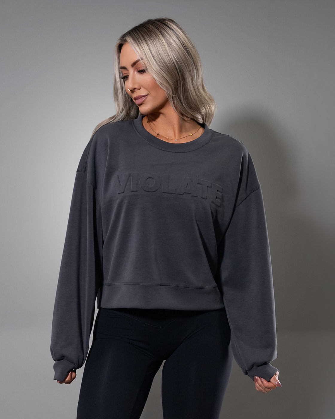 The Sovereign Cropped Crewneck