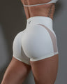 Allure Mesh Shorts - White