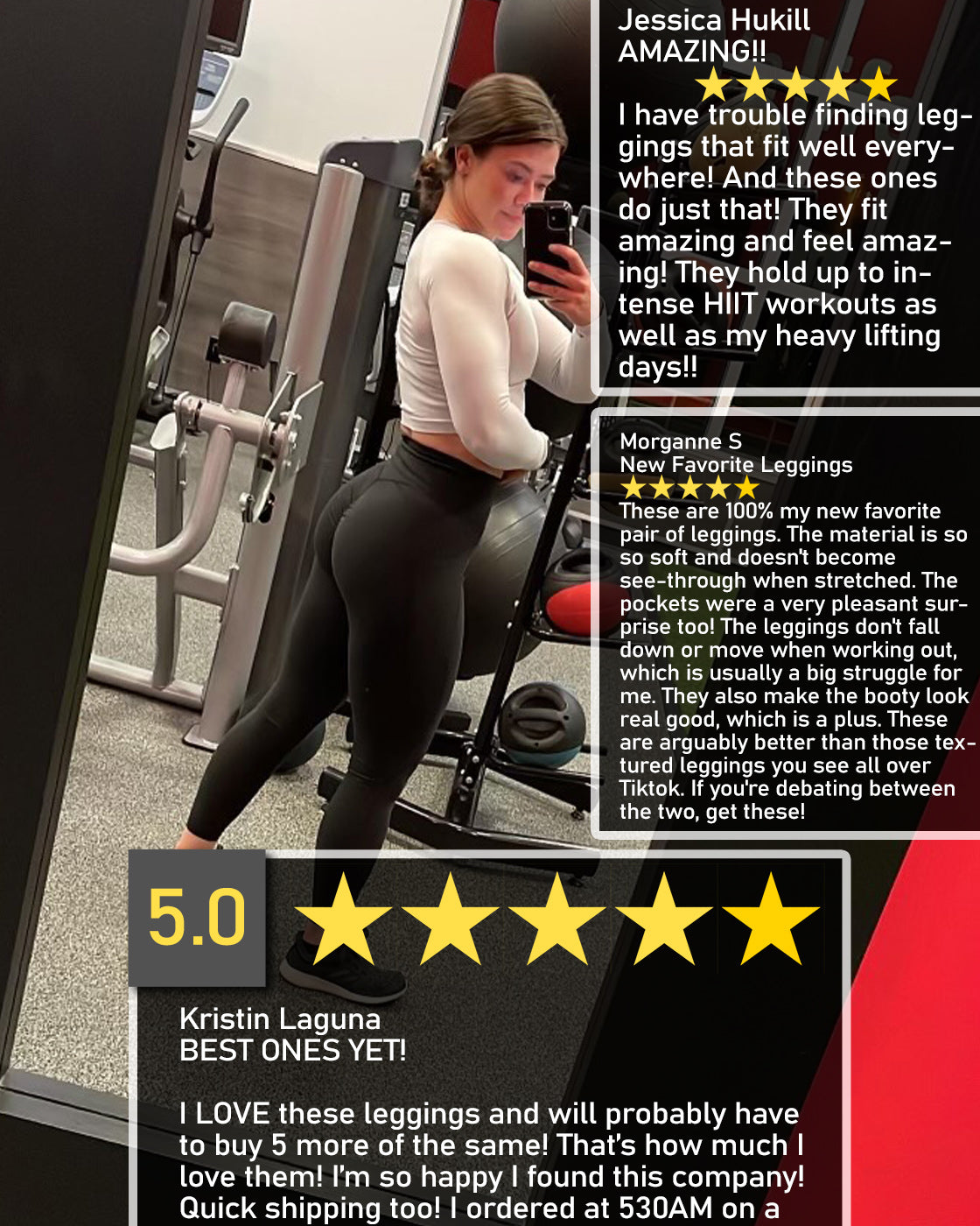  KIWI RATA Women Scrunch Butt Yoga Pants High Waist Sport Workout  Leggings Trousers Tummy Control Tights