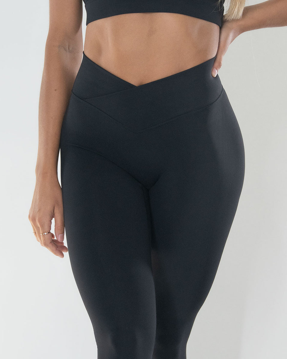 Barre Class Bombshell High Waist Legging In Vintage Black • Impressions  Online Boutique