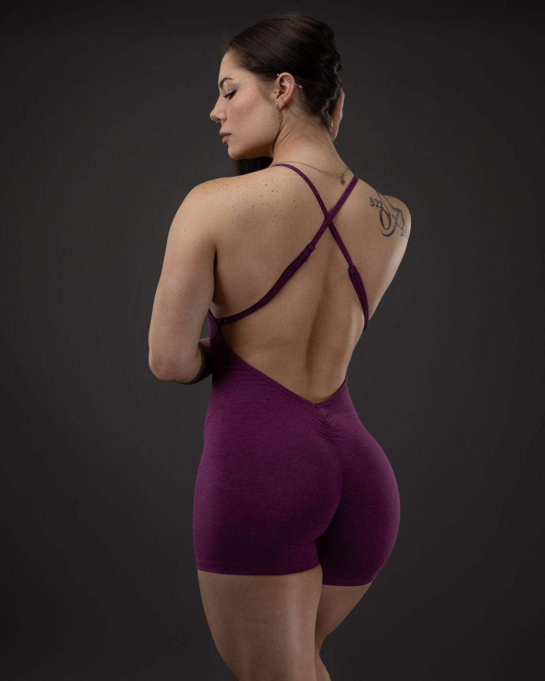 Contour Bodysuit Purple