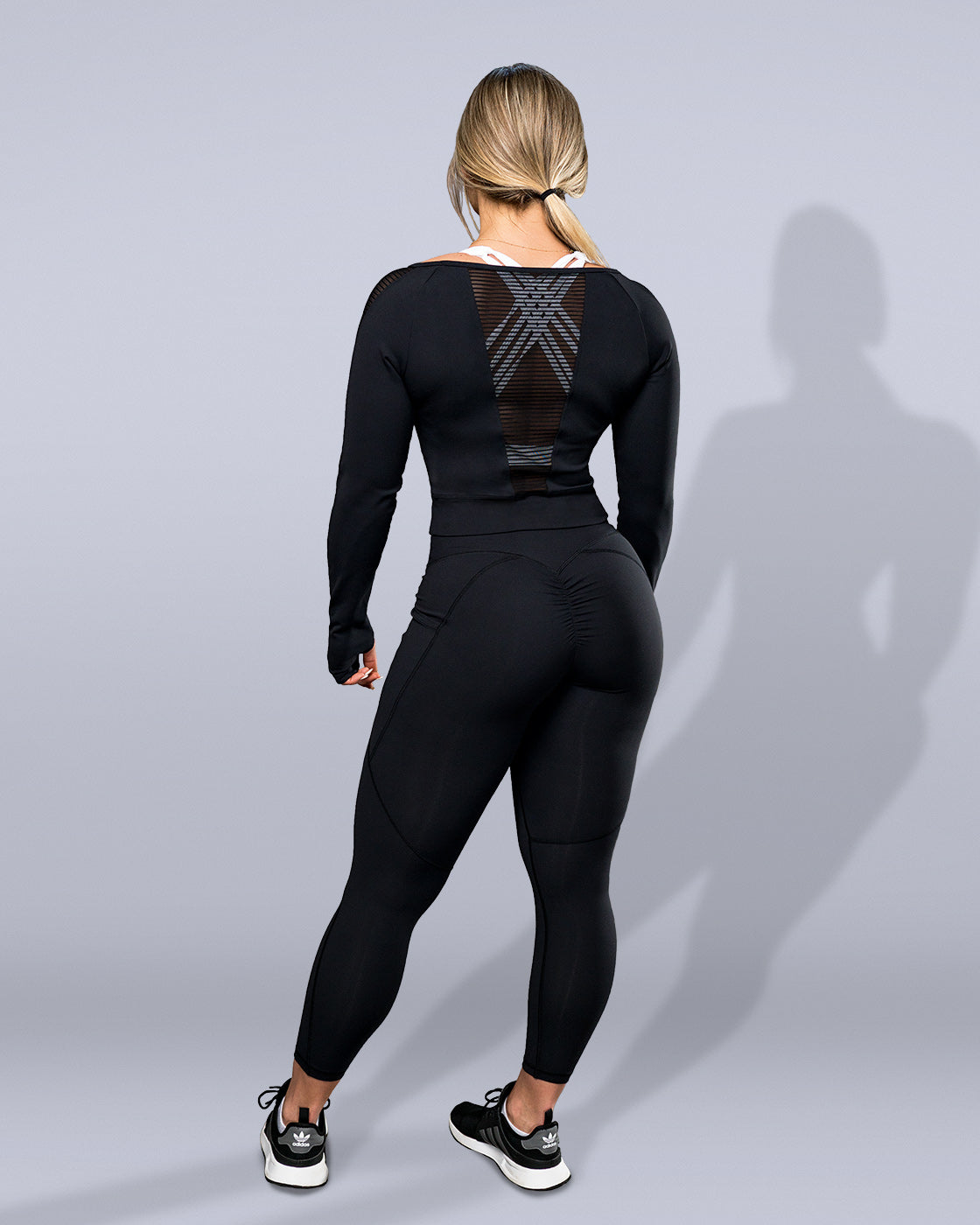 Luxe Black Scrunch Butt Leggings - Violate The Dress Code